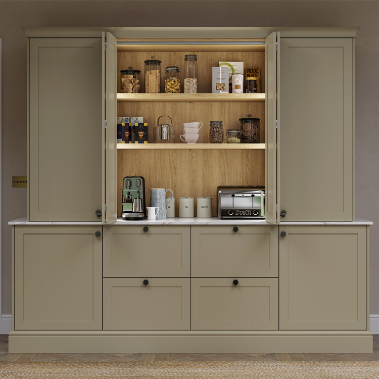 A multi-purpose dresser for cereal containers and biscuit storage