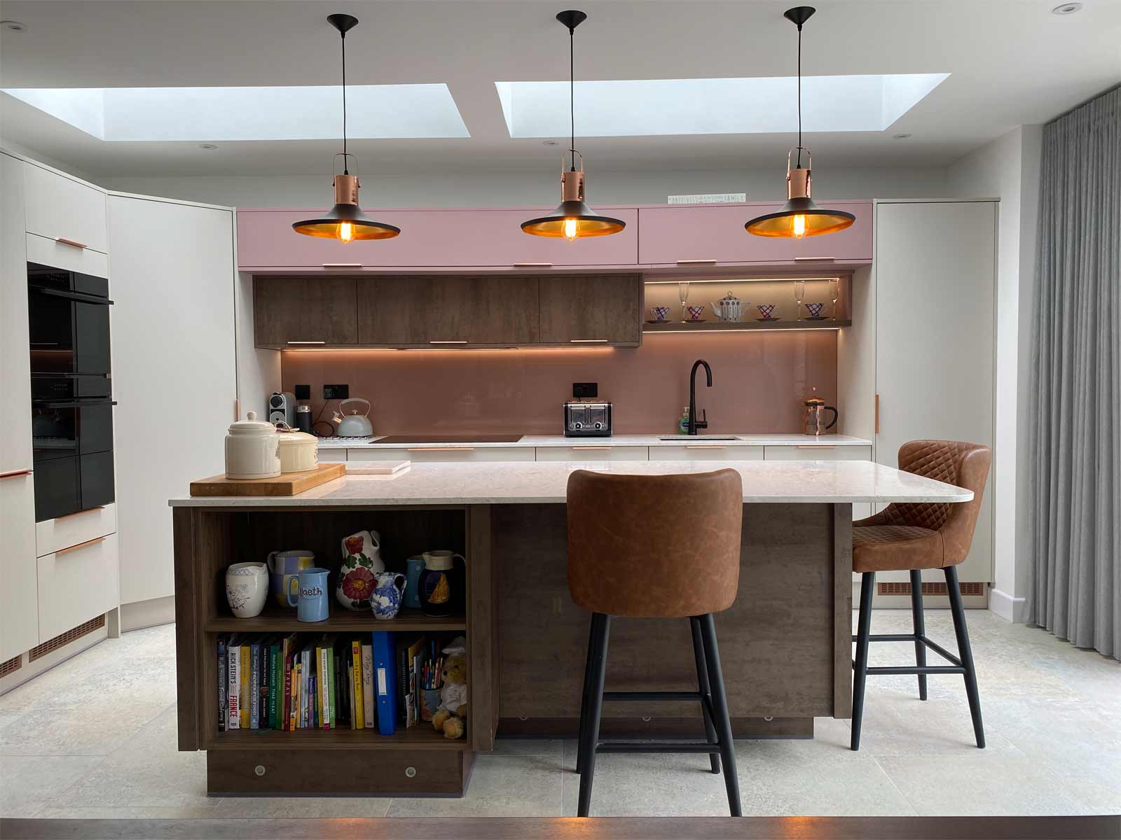 A Scandi interior kitchen with Danish furniture