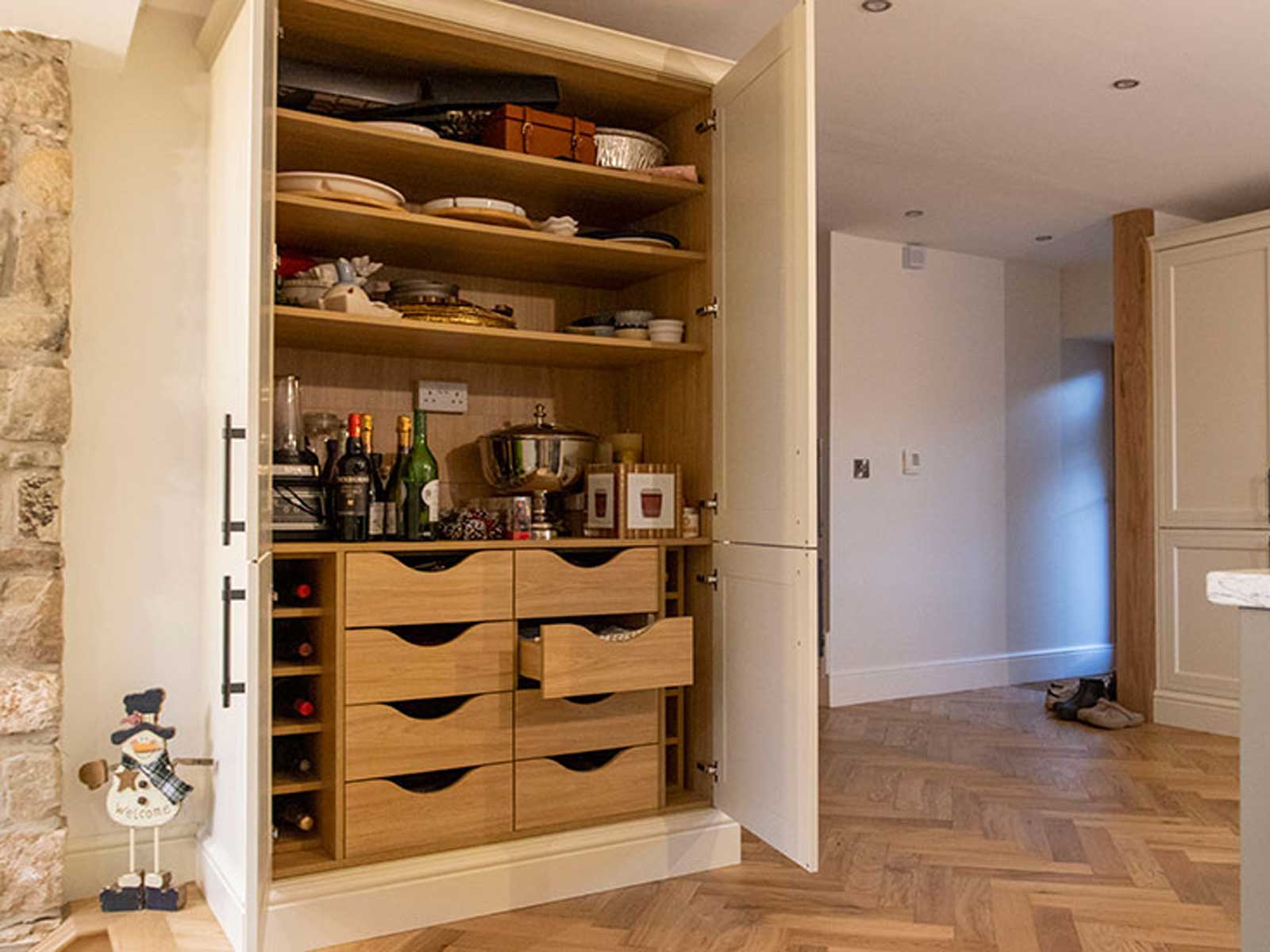 A Victorian pantry, which encapsulates Victorian kitchen design ideas