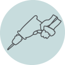 Country dresser assembly symbol