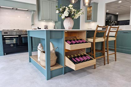 See beautiful kitchen displays in showrooms